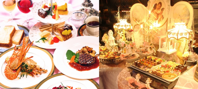 Our wedding course meals, as well as the sweets and buffet, are highly acclaimed.
